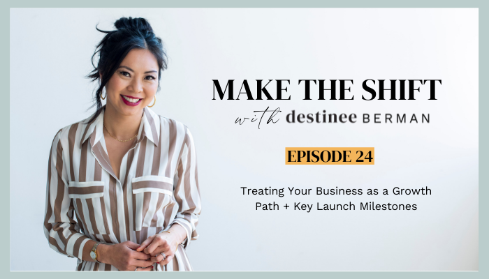 Treating Your Business as a Growth Path + Key Launch Milestones 